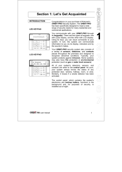 Section 1: Let`s Get Acquainted