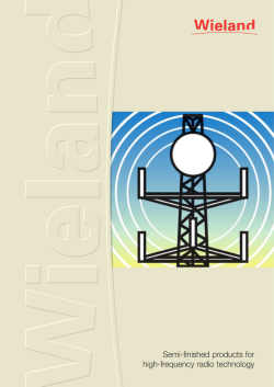 Semi-finished products for high