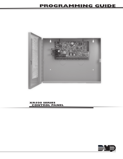 programming guide - dmp.com - Digital Monitoring Products