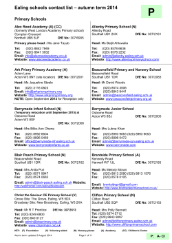 North Primary School - Ealing Grid for Learning