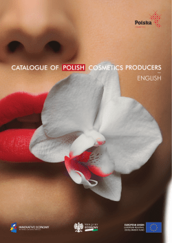 producers cosmetics polish of catalogue english