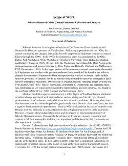 Main channel sediment collection