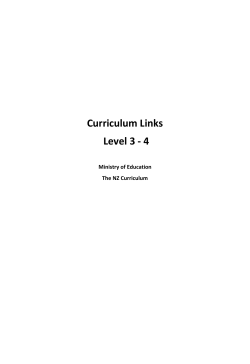 Curriculum Links Level 3