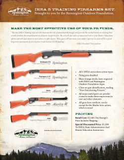 key features • All 5 IHEA curriculum action types • Firing pins
