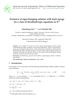 Existence of sign-changing solution with least energy for a class of