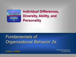 Fundamentals of Organizational Behavior