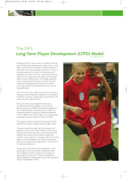Long-Term Player Development (LTPD)