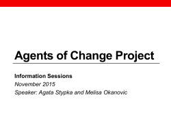 Agents of Change Project