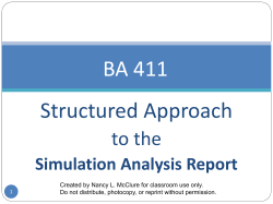 Simulation Analysis Report