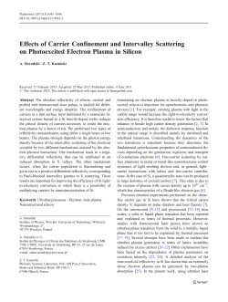 Effects of Carrier Confinement and Intervalley Scattering on