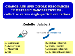 Charge and spin dipolar resonances in metallic nanoparticles