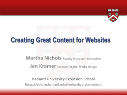 Creating Great Content for Websites