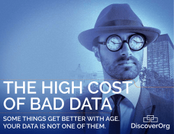 some things get better with age. your data is not one