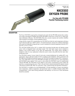nxceso2 oxygen probe