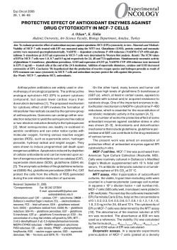 protective effect of antioxidant enzymes against drug cytotoxicity in