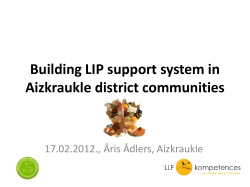 A_Adlers_Building LIP support system in Aizkraukle district