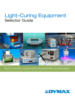 Dymax Light-Curing Equipment Selector Guide