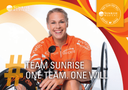 team sunrise one team. one will