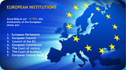Presentation European Commission