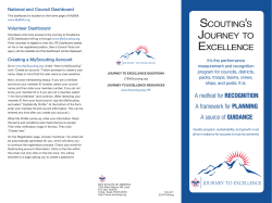 scouting`s journey to excellence