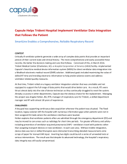 Capsule Ventilator Integration Follows the Patient