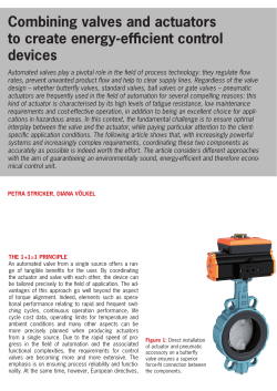 Combining valves and actuators to create energy