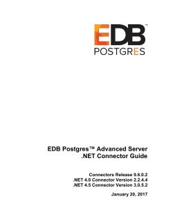 EPAS .NET Connector Guide