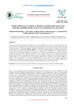 Design, efficient new synthesis, evaluation of antimicrobial activity