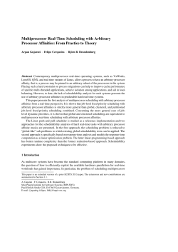 Multiprocessor Real-Time Scheduling with Arbitrary Processor