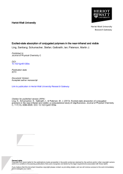 Heriot-Watt University Excited-state absorption of conjugated