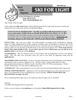 Dear Friends of Ski for Light