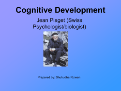 Piaget and Constructivism