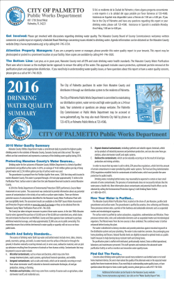 Drinking Water Quality