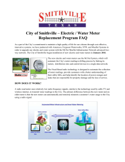 City of Kannapolis New Water Meter Program | City of Kannapolis