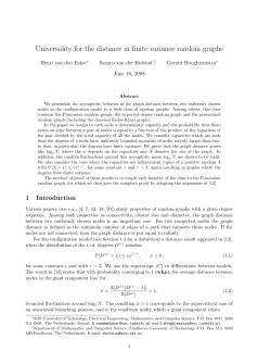 Universality for the distance in finite variance random graphs