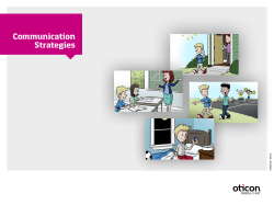 Communication Strategies