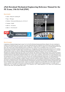 ePub Mechanical Engineering Reference