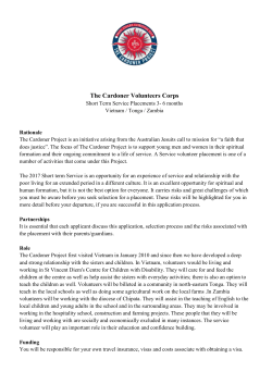 Application Form (3-6 month)