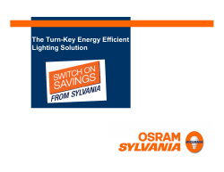 The Turn-Key Energy Efficient Lighting Solution