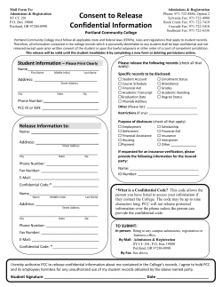 Consent to Release Confidential Information