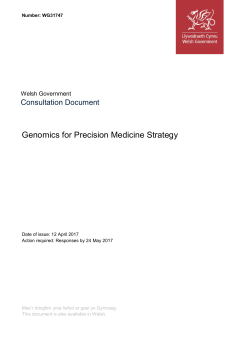 Genomics for Precision Medicine Strategy