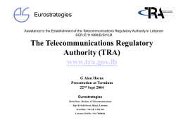 Telecommunications Regulatory Authority