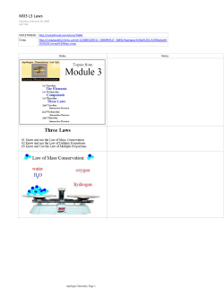 M03 L3 Laws - Virtual Homeschool Group