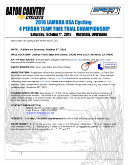 2016 LAMBRA USA Cycling 4 PERSON TEAM TIME TRIAL