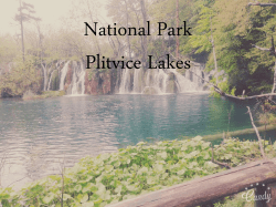 Nacionalni park Plitvi*ka jezera