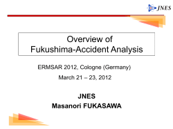 Overview of Fukushima Accident Analysis