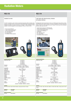 Radiation Meters