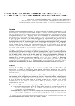 evolve or die: new bidding strategies for combined cycle electricity