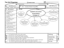 The Unit Organizer