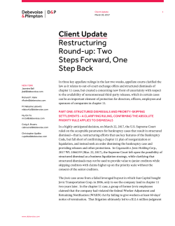 Client Update Restructuring Round